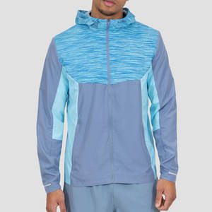 Conjunto de Chaqueta Cortavientos Ligera Personalizada para Hombre, Chaqueta Cortavientos, Pantalones Cortos de Nailon con Logotipo Personalizado, Conjunto Cortavientos Resistente al Viento - Product Image 3