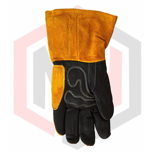 Gants de soudage TIG en cuir fendu de mouton souple Gants de travail de protection personnels confortables avec résistance à l'abrasion thermique - Product Image 2