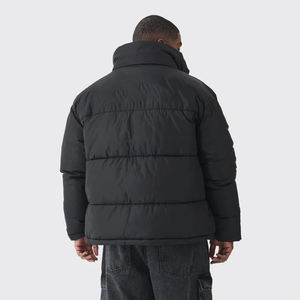 Chaqueta Acolchada de Lona 100% Poliéster de Alta Calidad para Hombre, Impresión Personalizada, Transpirable, Impermeable, Ropa de Calle para Invierno - Product Image 3