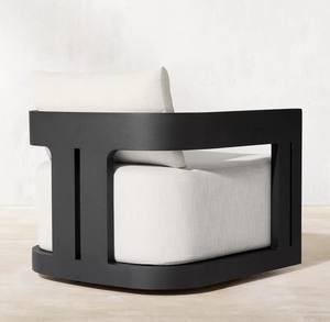 Matira Mobilier de <span class=keywords><strong>jardin</strong></span> moderne <span class=keywords><strong>Fauteuil</strong></span> inclinable pivotant en <span class=keywords><strong>aluminium</strong></span> de qualité supérieure Siège <span class=keywords><strong>bas</strong></span> extérieur <span class=keywords><strong>Fauteuil</strong></span> individuel pour hôtel - Product Image 4