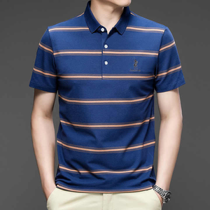 Design élégant LOGO brodé personnalisé 95 coton 5 Spandex t-shirts Hombre Polo Camisetas Polo t Shirt hommes - Product Image 6