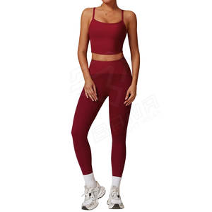 Fitness Sportswear Workout High Waist Activewear Gym Seamless 2 Piece Yoga Wear Sets para mujeres - Product Image 6