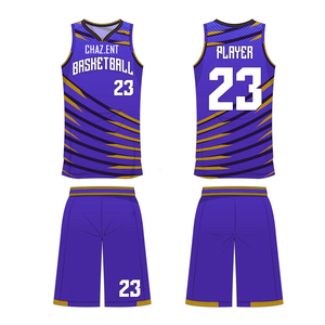 Conceptions personnalisées Ensembles d'uniformes de basket-ball de taille plus ajustés et respirants pour adultes Impression par sublimation personnalisée Meilleure vente - Product Image 4