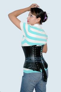 High Quality PVC Half Bust <b>Corset</b> <b>for</b> Ladies/New Design Half Bust Waist Shapers/ <b>Women</b> Waist Cinching Black Best Lingerie - Product Image 6