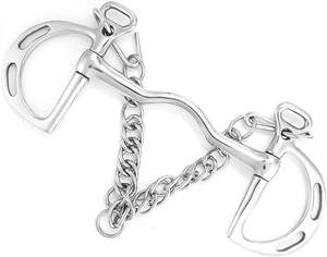 Kimberwick Low Port Bit Producto de caballo de acero inoxidable con boquilla suave para instrumentos veterinarios - Product Image 3