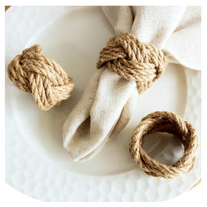 Natural Rattan Woven <b>Napkin</b> Ring <b>Holder</b> Handmade Eco Friendly Rustic Decoration For Dining Table Settings - Product Image 5
