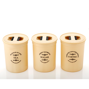 Premium <b>Tea</b> <b>Coffee</b> & <b>Sugar</b> <b>Canister</b> Set Airtight Eco-Friendly Storage for Kitchen Essential - Product Image 3