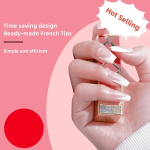 <span class=keywords><strong>Aillsa</strong></span> OEM 300 uds/15 tamaños prefabricados salón de uñas falsas Gel suave X puntas de capa cubierta completa puntas de uñas puntas francesas Prensa en uñas al por mayor - Product Image 5