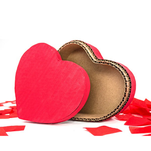 KAKA Set di Scatole Regalo Rigide in Cartone con Stampa in Lamina d'Oro, a Forma di Cuore con Rose di Velluto Fatte a Mano, per Caramelle - Product Image 3