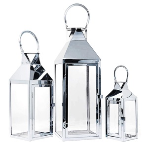 Linterna decorativa de metal de excelente calidad, portavelas de diseñador hecho a mano, forma personalizada, linterna de metal de diseñador al por mayor - Product Image 3