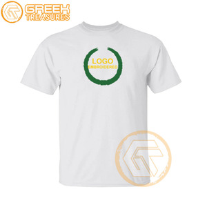 T-shirt brodé en jersey oméga personnalisé fraternité grec de haute qualité Psi hommes respirant vente en gros t-shirts sororité - Product Image 5