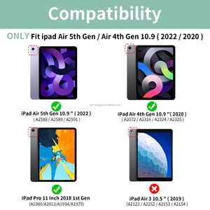 Nueva funda protectora para tableta para <span class=keywords><strong>iPad</strong></span> <span class=keywords><strong>Pro</strong></span> 12,9 2024 <span class=keywords><strong>6th</strong></span> Gen 2021 5th <span class=keywords><strong>Generation</strong></span> 2020 2018 funda desmontable con ranura para lápiz - Product Image 6