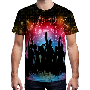 T-shirts surdimensionnés personnalisés à séchage rapide, tricotés avec broderie 3D, 100% coton, manches courtes, unisexes, sportifs, confortables et respirants - Product Image 4