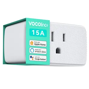 Casa inteligente WiFi 1800W control de aplicación FCC certificado Alexa/Google/homekit control de voz Smart UK/EU/US PLUG