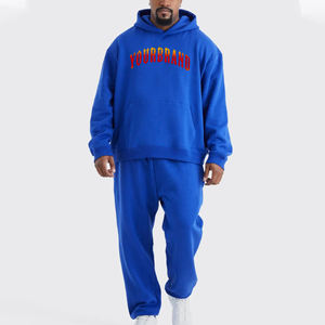 Survêtements d'hiver à logo personnalisé Survêtements en éponge française Survêtements unisexes en coton polaire épais et respirant pour hommes - Product Image 1