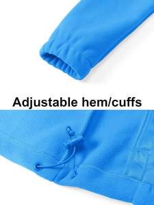 Chaqueta polar ligera con cremallera para mujer para invierno 2024 tela transpirable con bolsillos para actividades al aire libre Manténgase caliente - Product Image 6