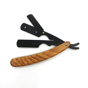 MORGANS INDUSTRIES Navaja de Afeitar Recta con Mango de Acero Inoxidable, Hoja de Acero Inoxidable, Afeitado Manual para Hombres, Barbería - Product Image 4