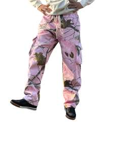 Womens High Waist Cargo Pants Multi <b>Pocket</b> Casual Street Style Loose Fit <b>Trousers</b> - Product Image 2