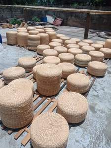 Natural Water Hyacinth <b>Cushion</b> Pad Handmade Woven Seat Pad For Home And Dining Use - Product Image 6
