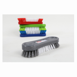 Durable Oval PET Plastic <b>Hand</b> <b>Scrub</b> Brush Simple Style High Quality Bathroom Cleaning Tool - Product Image 1