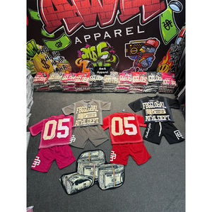 2025 nueva moda de verano sólido para hombre, conjunto de pantalones cortos de 2 piezas, logotipo personalizado, camisetas de punto de secado rápido de alta calidad, pantalones cortos para Casual - Product Image 4