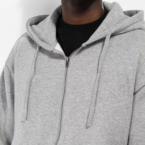 2025 Nuevo diseño Sudadera con capucha con cremallera completa Cremallera personalizada Sudaderas gruesas pesadas 400 Gsm Fabricante Ropa Sudaderas con capucha - Product Image 3