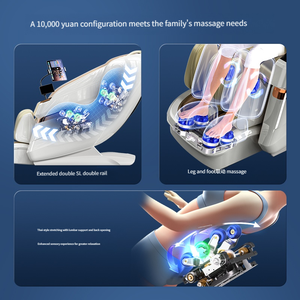 VCT-604 Massagesessel 2026 Doppelbewegung Ganzkörper Zero Gravity Heizung Tragbar Bluetooth Wadenroller Elektrischer Massagesessel - Product Image 6