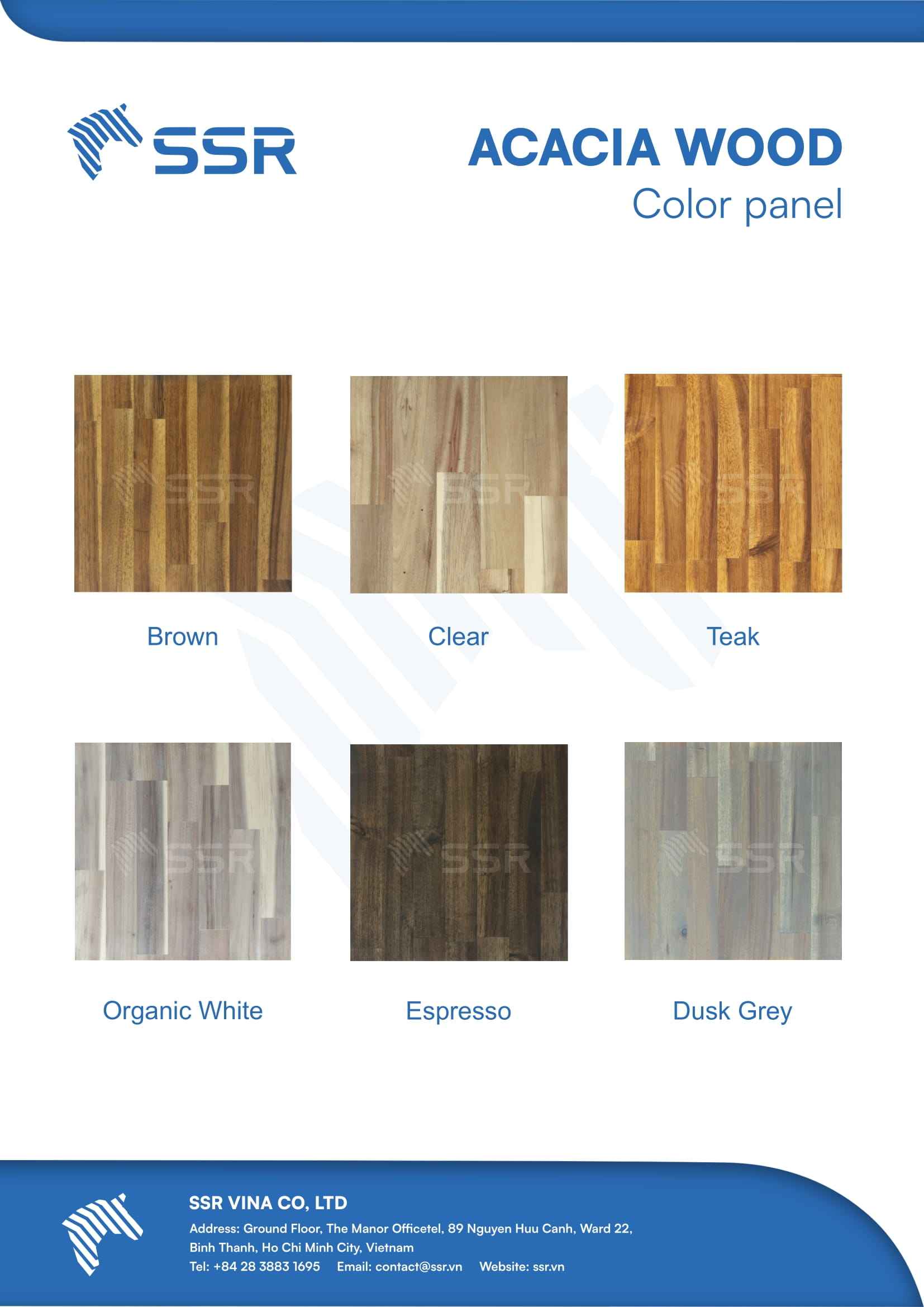 น้ำตาล/ใส/ไม้สัก/เอสเพรสโซหรือปรับแต่ง