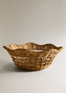 Elegant <b>Rattan</b> Bowl For Rustic Kitchen Decor <b>Dining</b> <b>Table</b> Serving And Stylish Home Interior Decoration - Product Image 5