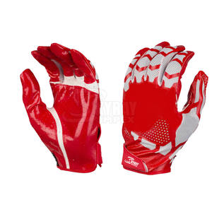 2024 nouveaux modèles de gants de Football professionnel de haute qualité en cuir lourd personnalisé Football américain gants de conception personnalisés - Product Image 2