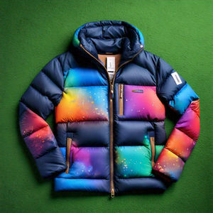 Nouvelle mode 2028 : Vestes matelassées d'hiver personnalisées par sublimation, élégantes et tendance, avec fermeture éclair, vente en gros - Product Image 1