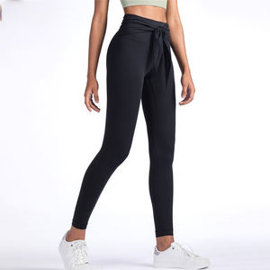 Leggings personalizados de marca privada Deporte Fitness Mujeres Tallas grandes Pantalones de yoga ajustados sin costuras Ropa de gimnasio personalizada - Product Image 5