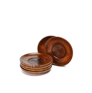 Wood Tea Cup Stone <b>coaster</b> <b>for</b> Housewarming Gift <b>Drinks</b> Mats & Pads with Flower Unique Design Shape Pce - Product Image 2