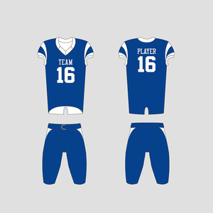 Maillot de football américain personnalisé imprimé, style streetwear, en polyester respirant à séchage rapide - Product Image 3