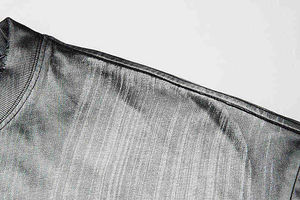 Camisetas de hombre lavado con ácido Vintage hombro caído Oversize verano hombres camisas Stock a granel ropa de hombre - Product Image 4