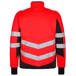 Chaquetas Softshell DE SEGURIDAD reflectantes impermeables 2024 para hombre, impermeable y cortavientos de trabajo de alta visibilidad - Product Image 4