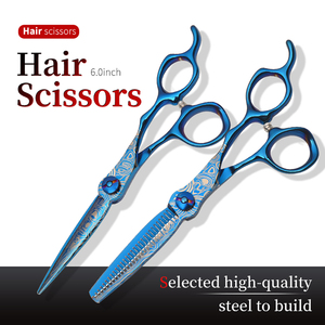 6.0 pouces ciseaux à cheveux de haute qualité conception damas ciseaux de coupe de cheveux professionnels ciseaux de coiffure ciseaux de coiffeur - Product Image 3