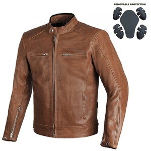 Men's Motorbike Leather <b>Jacket</b>-Eco-Friendly Lightweight <b>Racing</b> Design with Front Logo High Street Style Hot Selling - Product Image 1