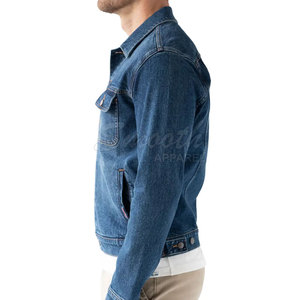 Veste en jean pour homme respirante, fabriquée en matériau de haute qualité, best-seller pour adulte - Product Image 2
