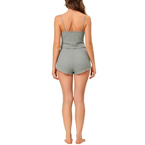 Conjunto de ropa de verano con logotipo personalizado, tops y pantalones cortos informales, conjunto deportivo de dos piezas para mujer, conjuntos para mujer incluidos 2026 - Product Image 6