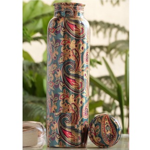 Botellas de cobre premium: botella de cobre perfecta auténtica y hecha a mano para exportación a granel. - Product Image 2