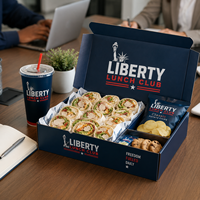 Boîtes de restauration personnalisées avec logo AT PACK |   Boîtes d'emballage alimentaire jetables pour sandwichs, burritos et restaurants