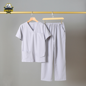 Uniforme médico personalizado de calidad superior OEM conjuntos uniformes médicos de Enfermería de hospital al por mayor unisex superventas uniforme médico - Product Image 2