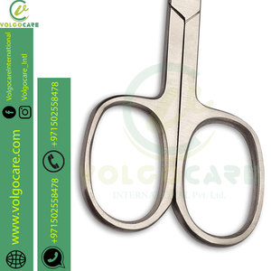 2025 ciseaux de manucure Premium ciseaux à ongles incurvés pour cuticules sourcils cils moustache et barbe - Product Image 5