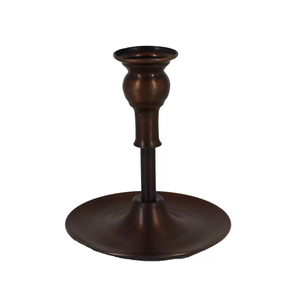 Vintage Handmade Copper <b>Candle</b> <b>Stick</b> Holder, Home Decoration, <b>Candle</b> <b>Stick</b> Romantic Celebration Tables Copper Color, 12,5 Cm/5" - Product Image 2