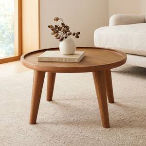 Table basse ovale intemporelle en bois avec base de piédestal tourné créant une pièce maîtresse gracieuse pour les salons - Product Image 6