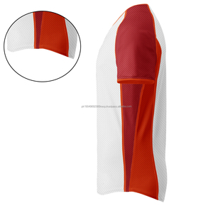 Jersey de béisbol y softbol transpirable de secado rápido para camisetas de béisbol negras de diseño abotonado Unisex para hombres - Product Image 6