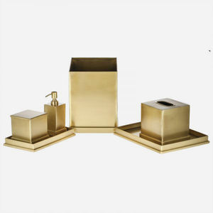 Argent Noir Salle De Bain Accessoires Ensemble - Product Image 3