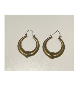 Pendiente redondo de latón de boda para mujer con forma elegante, diseño mordiente, calidad admirable al costo más bajo, diseño clásico - Product Image 2