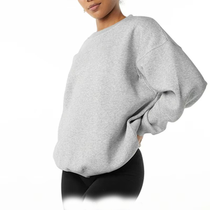 Sweat-shirt à capuche pour femme, col rond, coupe ample, 100% coton, molleton respirant, imperméable, hiver, logo au dos, design décontracté, 300g - Product Image 5